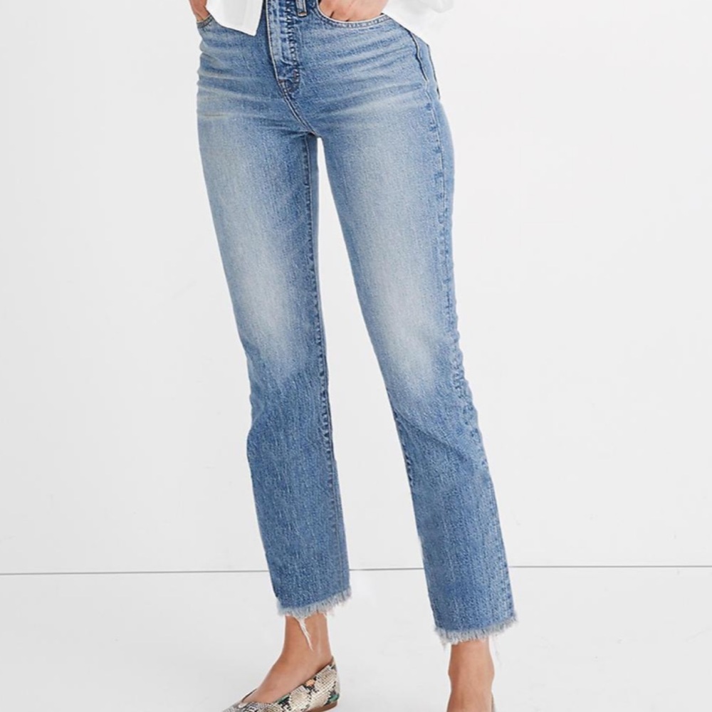 Madewell the perfect vintage cropped jeans - size 27